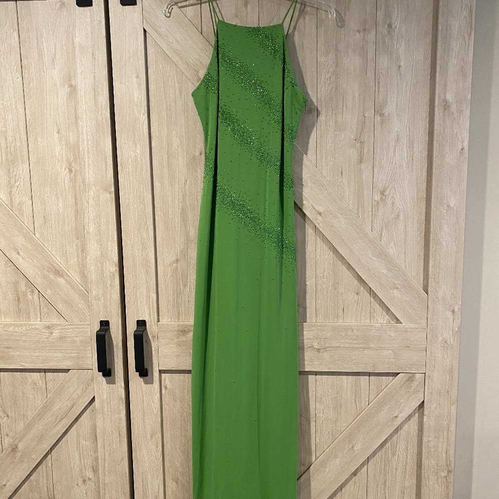 Lime green dress